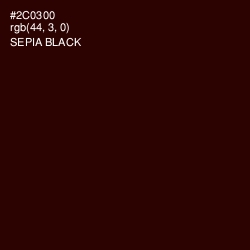 #2C0300 - Sepia Black Color Image